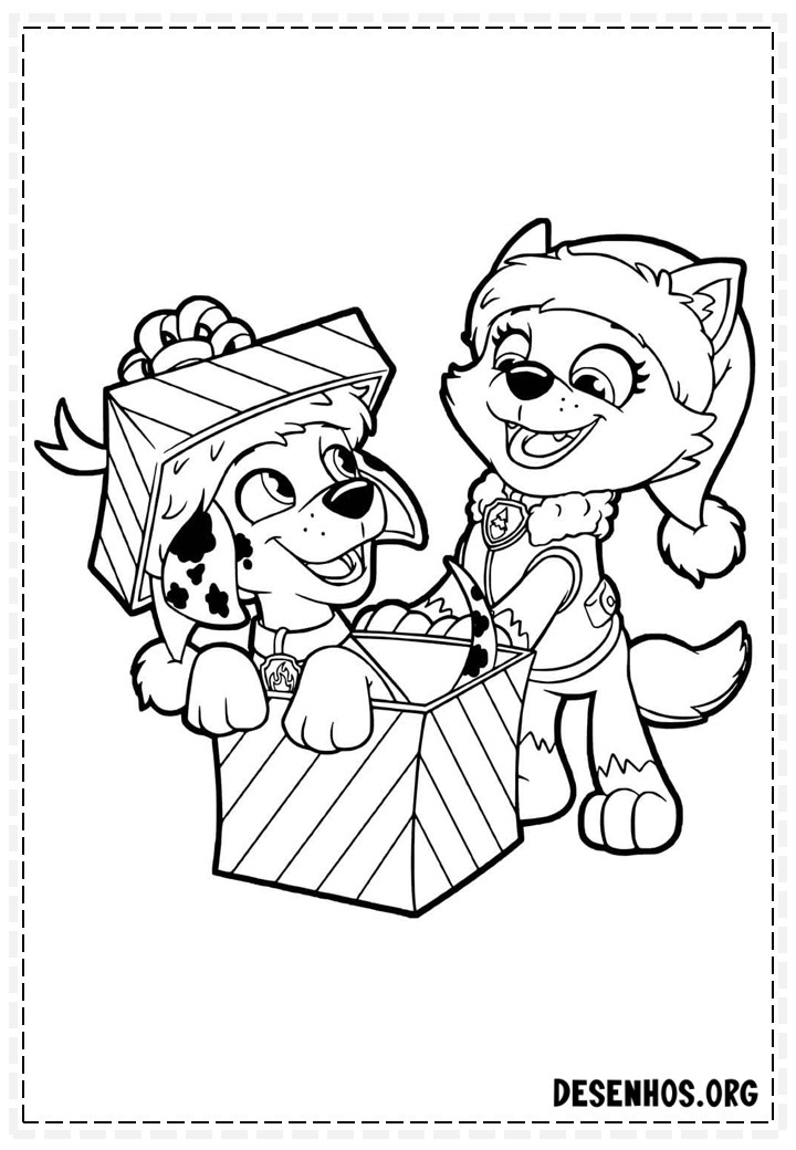 desenhos para colorir de natal 66
