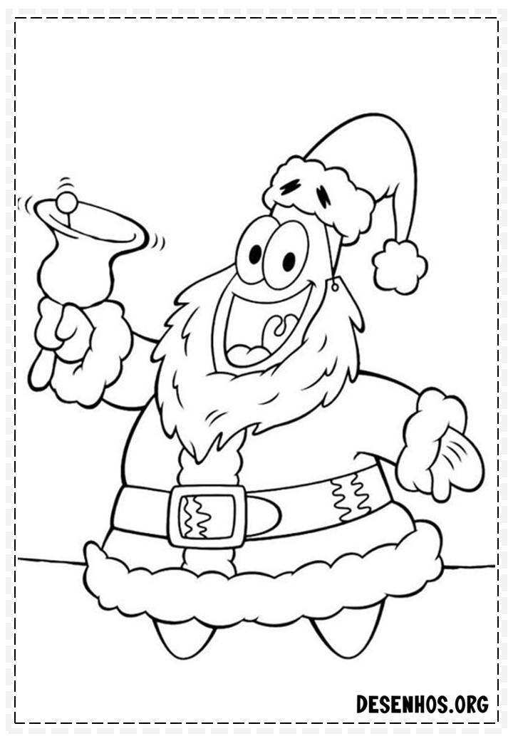 desenhos para colorir de natal 9