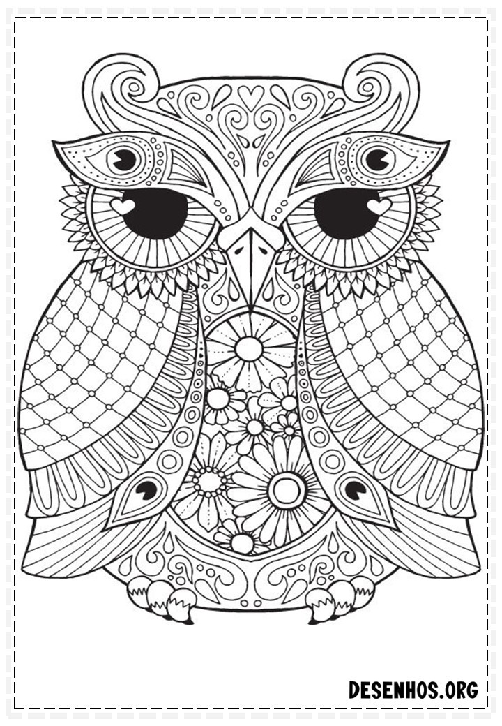 desenhos de coruja 60