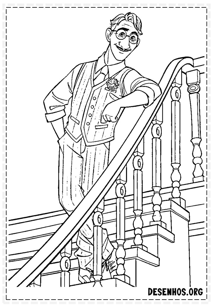 60 Desenhos de Encanto da Disney para colorir