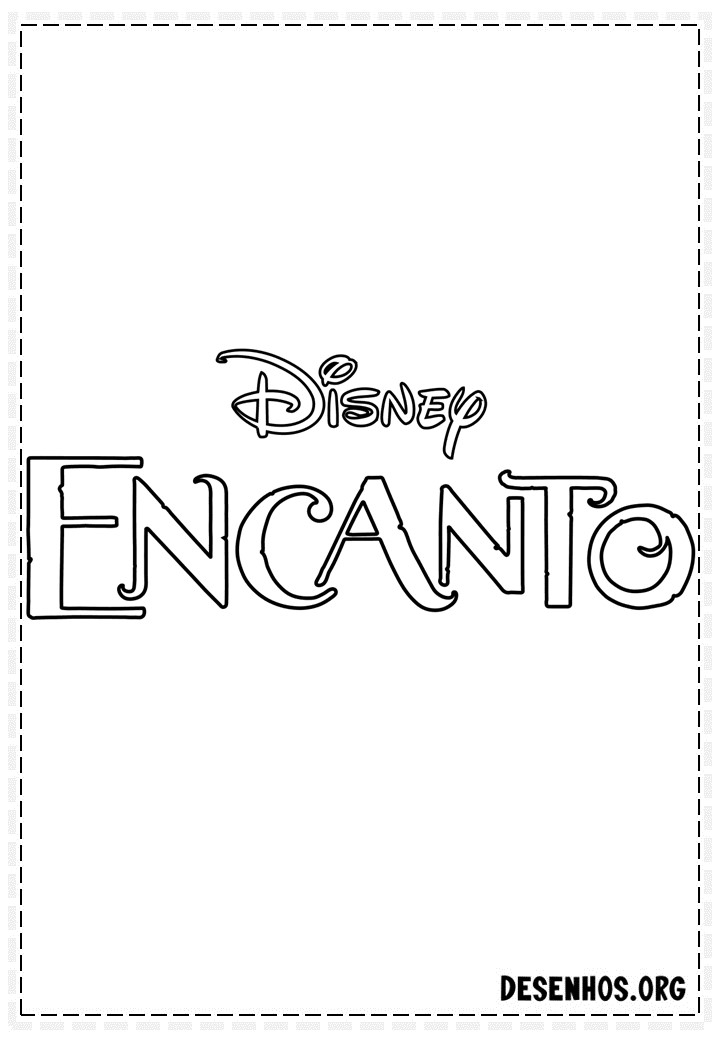 60 Desenhos de Encanto da Disney para colorir
