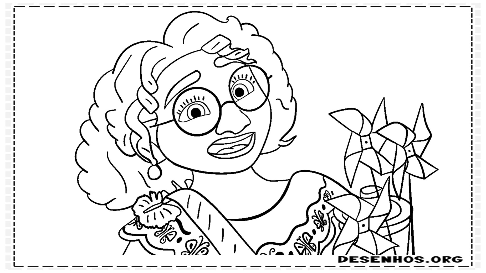 60 Desenhos de Encanto da Disney para colorir