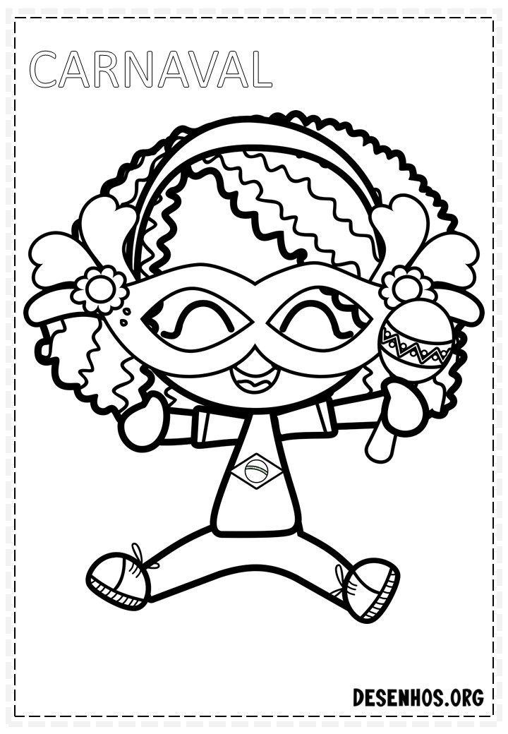 desenho de carnaval 41