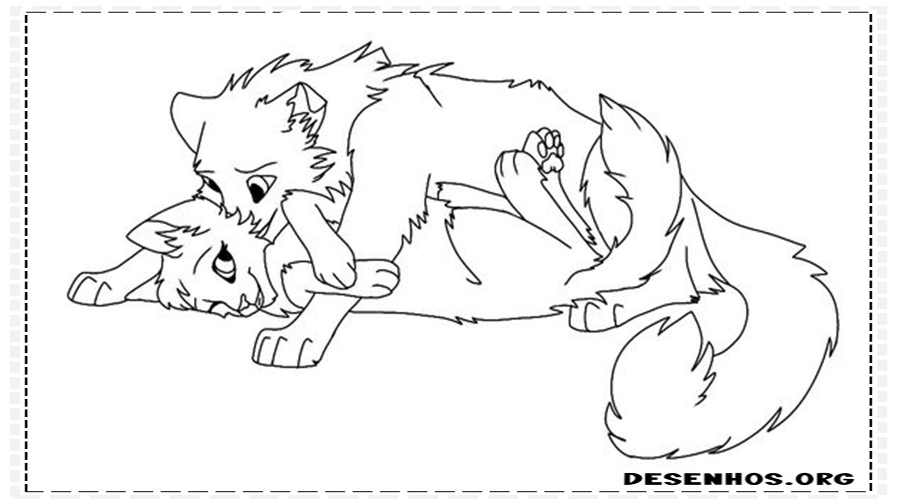 desenhos de lobo 11