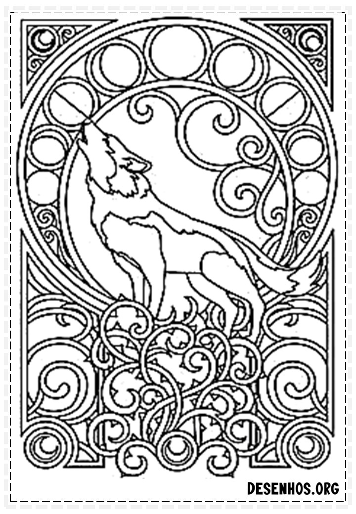 desenhos de lobo 28