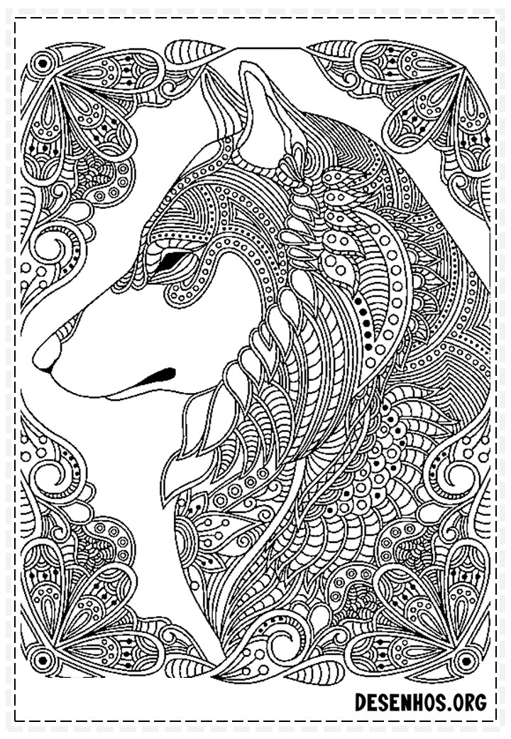 desenhos de lobo 56