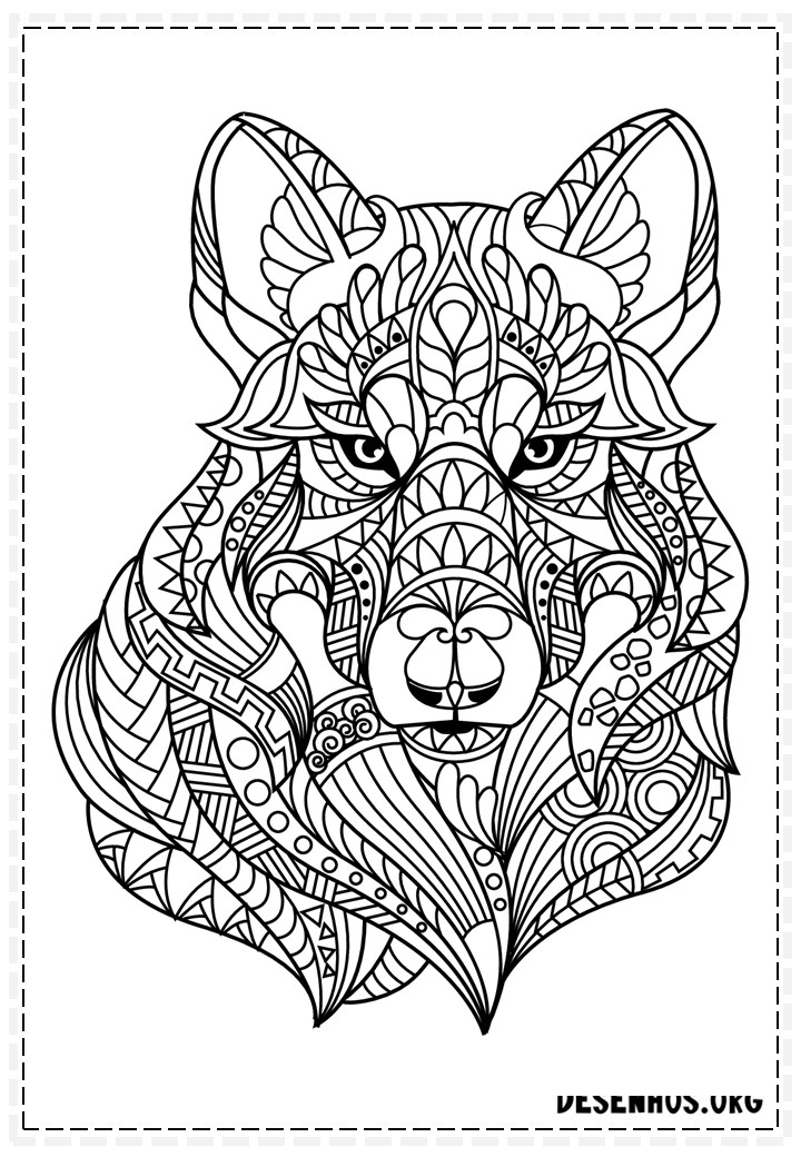 desenhos de lobo 60