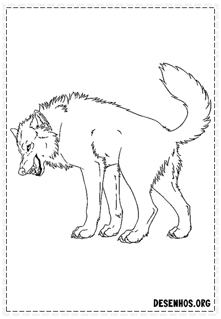 desenhos de lobo 61