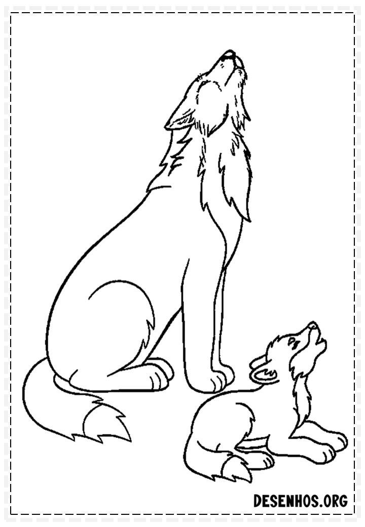 desenhos de lobo 65