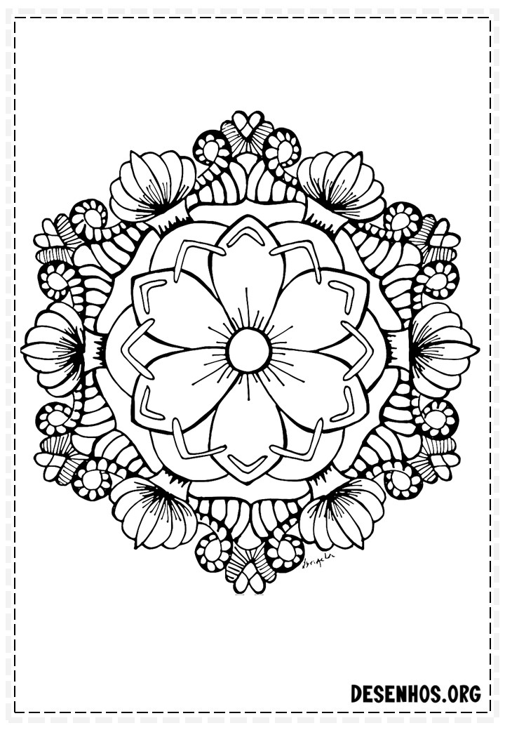 mandalas para colorir 43