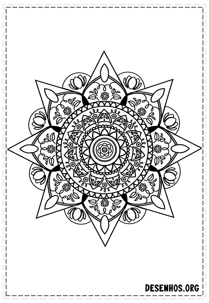 mandalas para colorir 57