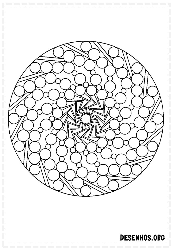 mandalas para colorir 615
