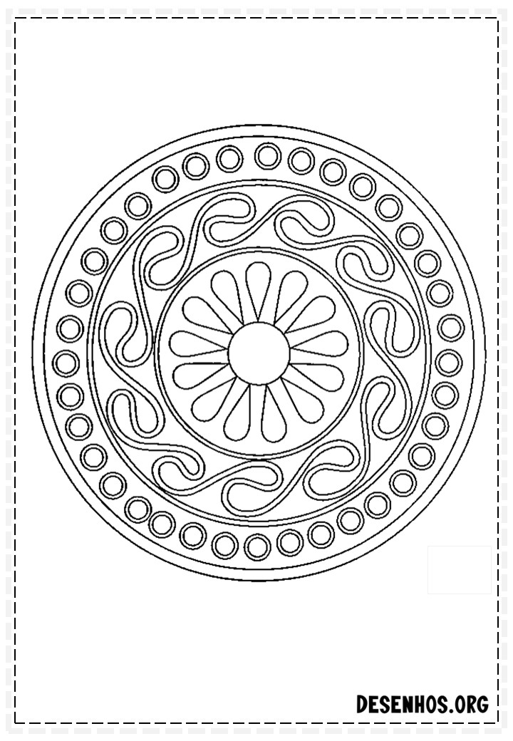 mandalas para colorir 633