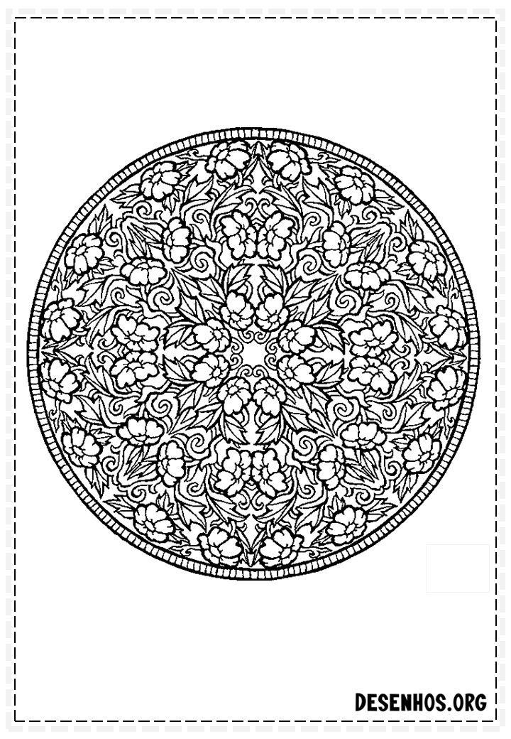 mandalas para colorir 634