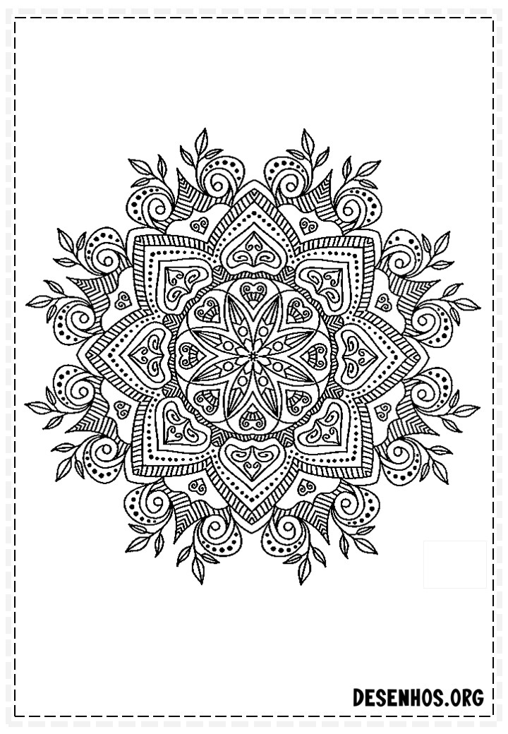 mandalas para colorir 635