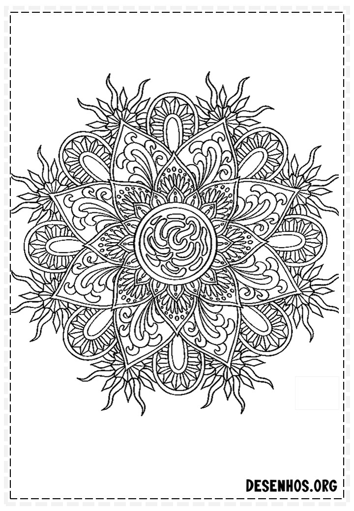 mandalas para colorir 636
