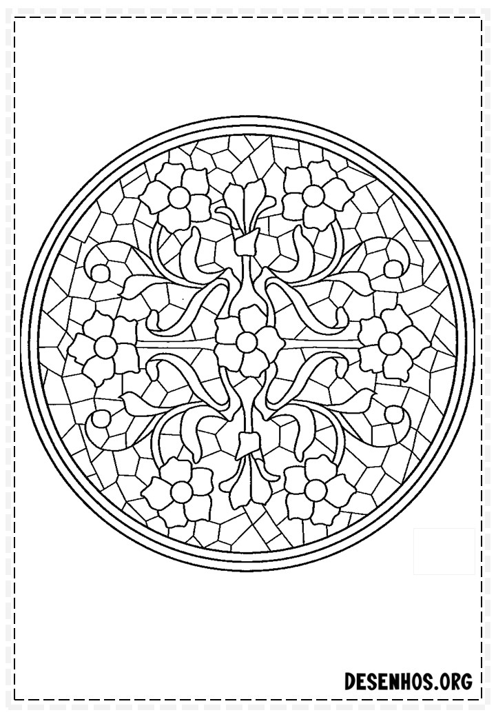 mandalas para colorir 645