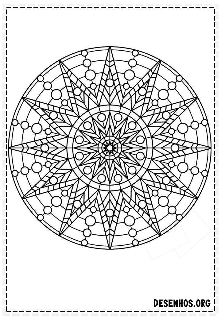mandalas para colorir 664
