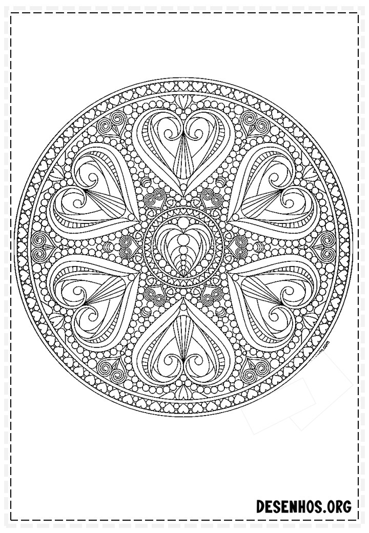 mandalas para colorir 666