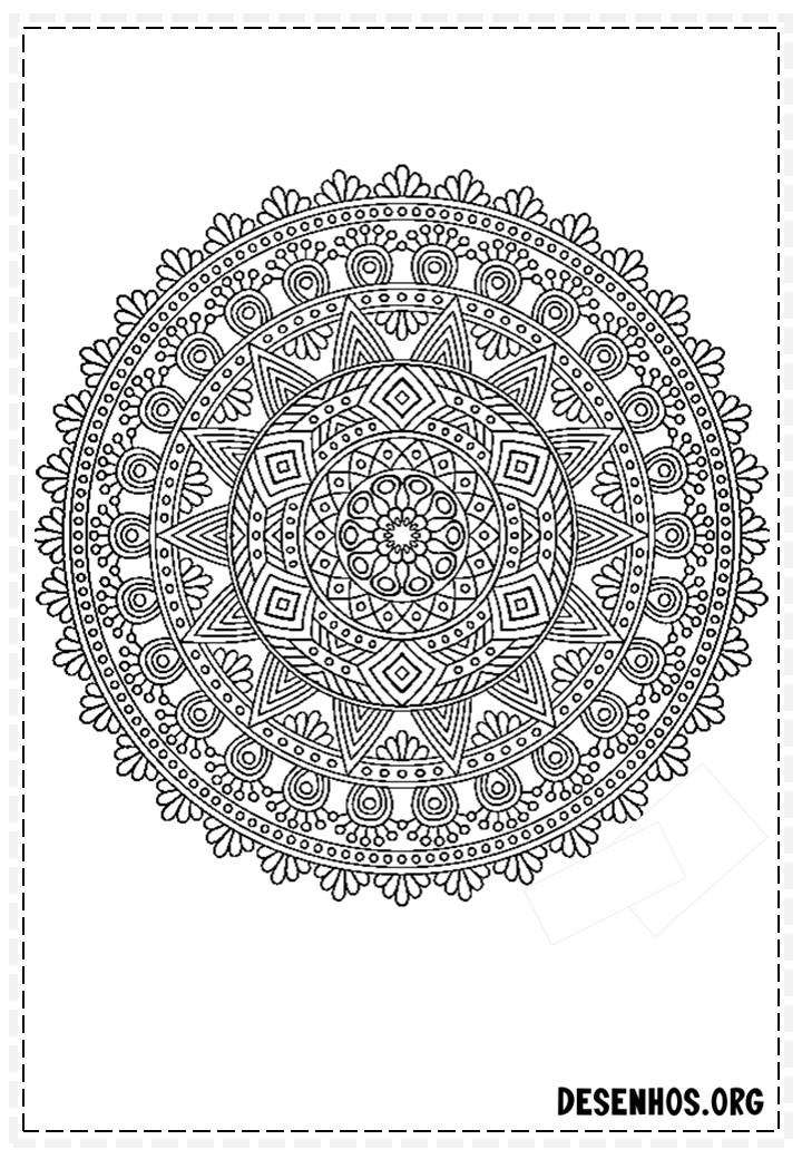 mandalas para colorir 670