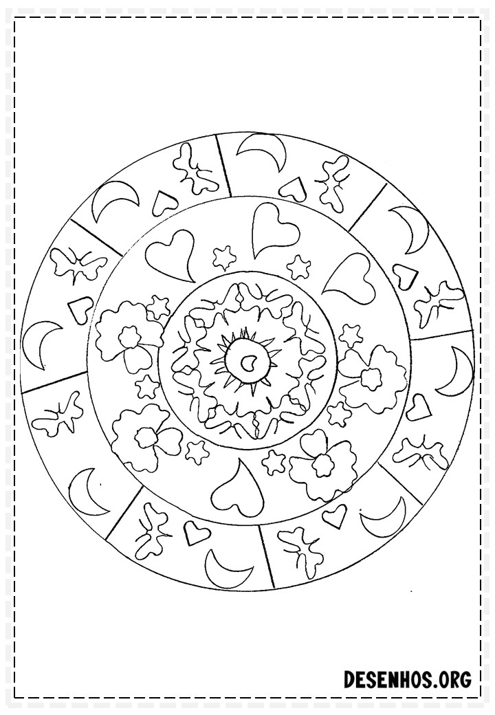700 Desenhos de Mandalas para colorir