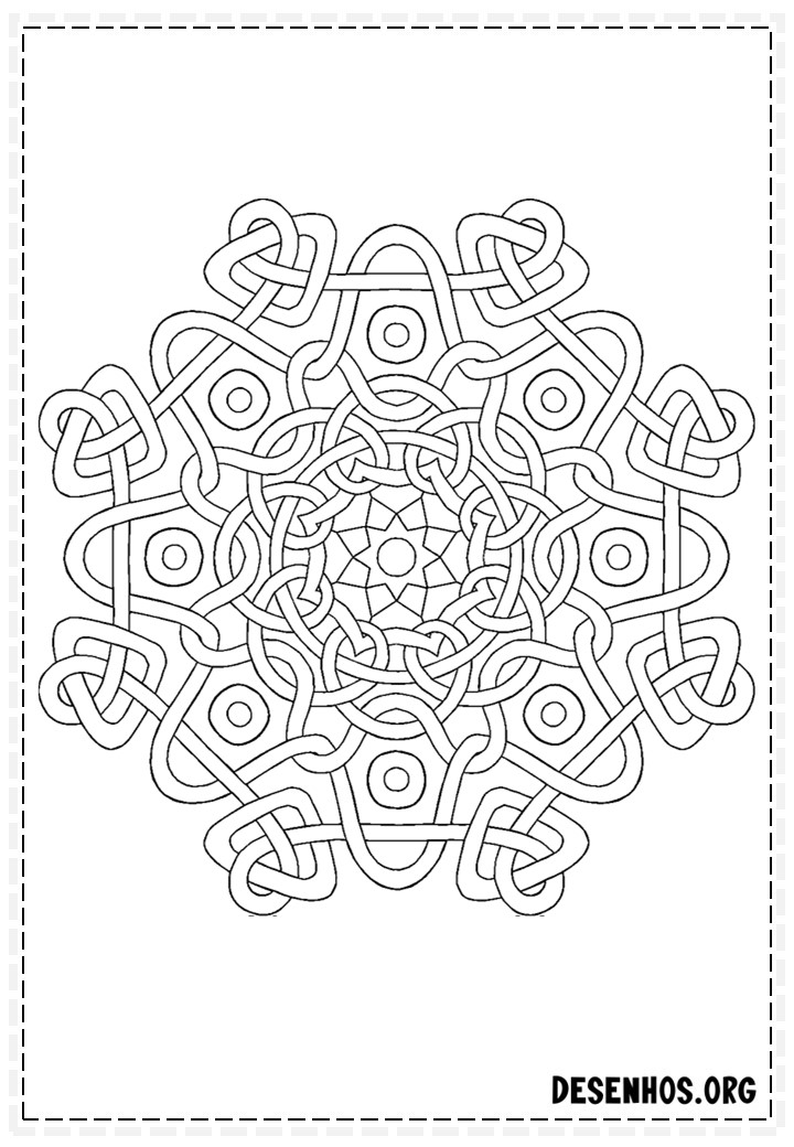700 Desenhos de Mandalas para colorir