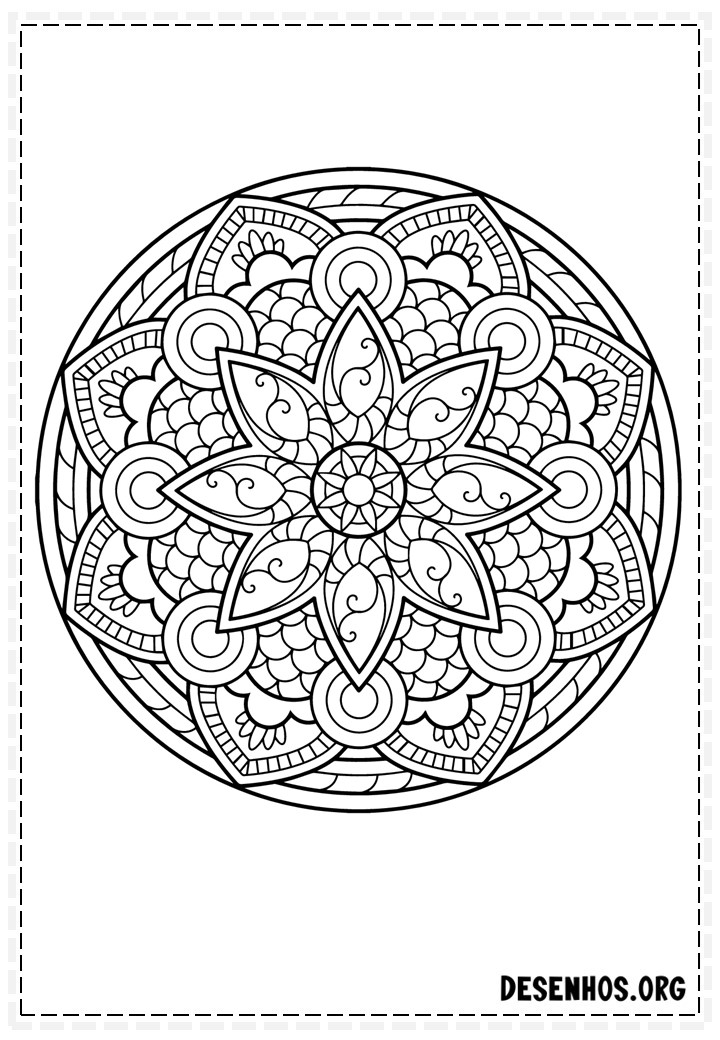 700 Desenhos de Mandalas para colorir