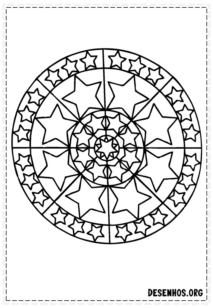 700 Desenhos de Mandalas para colorir