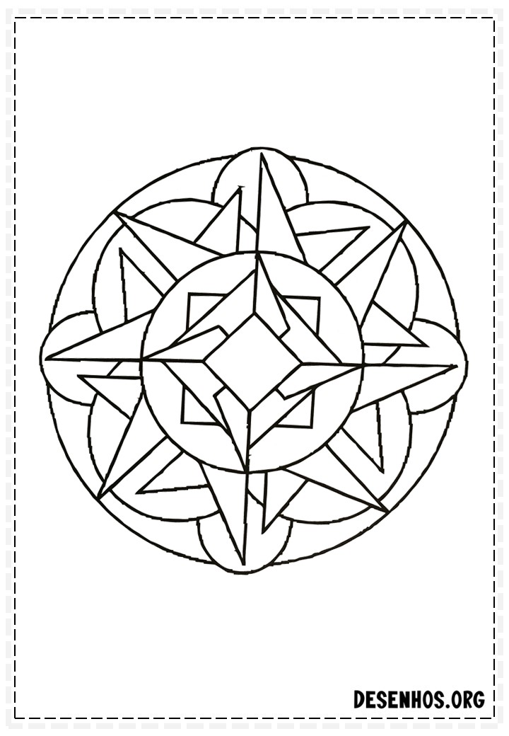 700 Desenhos de Mandalas para colorir