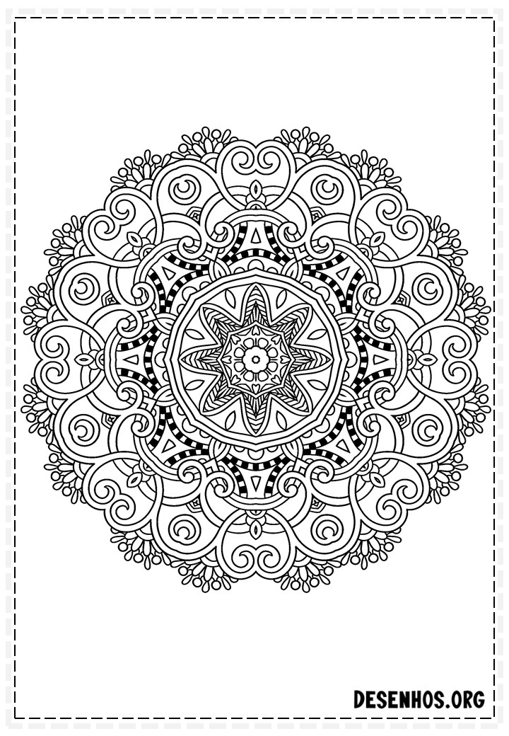 700 Desenhos de Mandalas para colorir