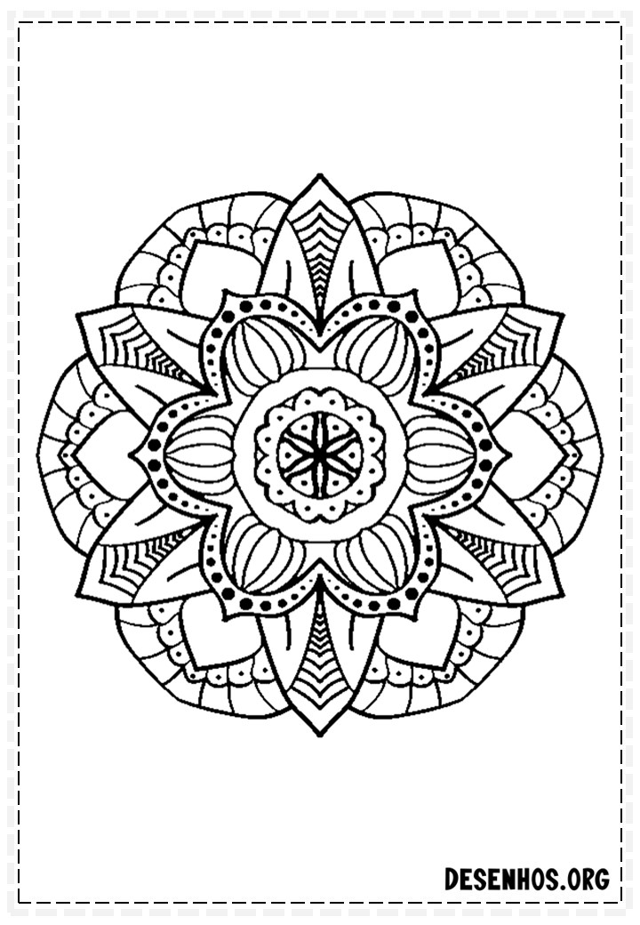 700 Desenhos de Mandalas para colorir