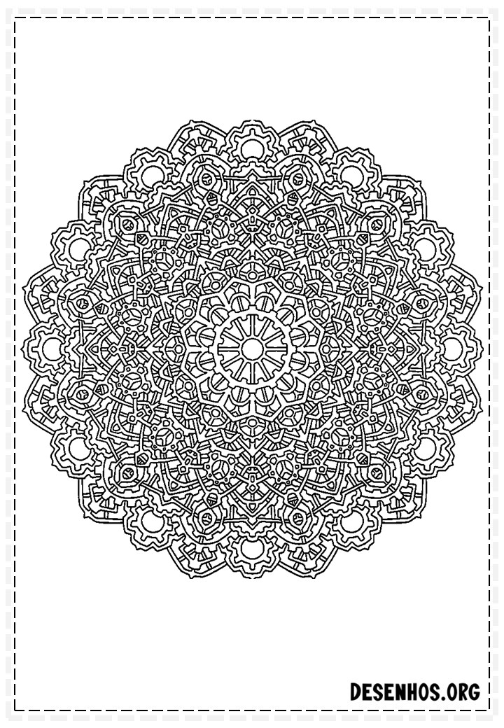 700 Desenhos de Mandalas para colorir