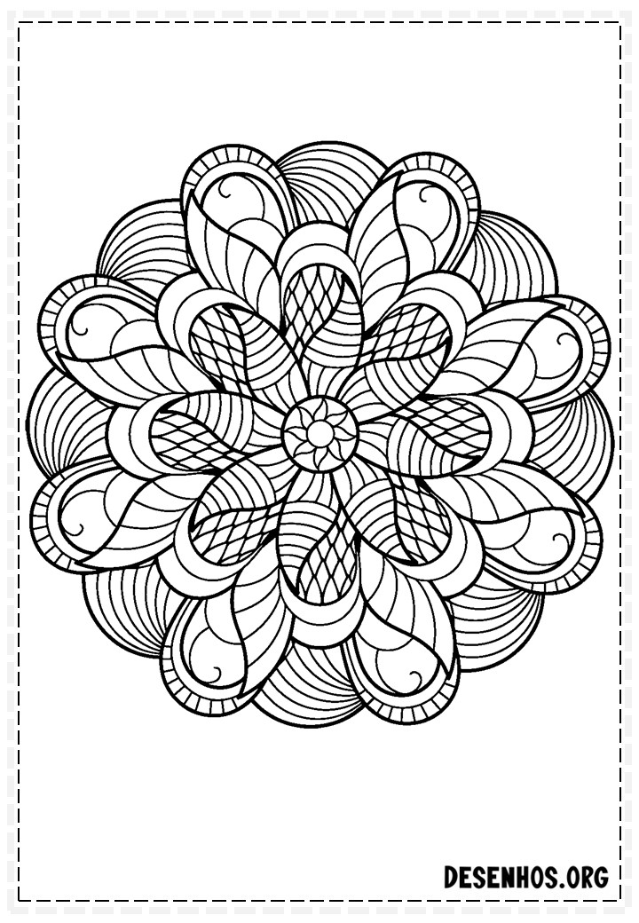700 Desenhos de Mandalas para colorir