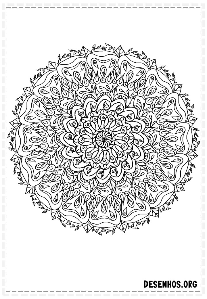 700 Desenhos de Mandalas para colorir
