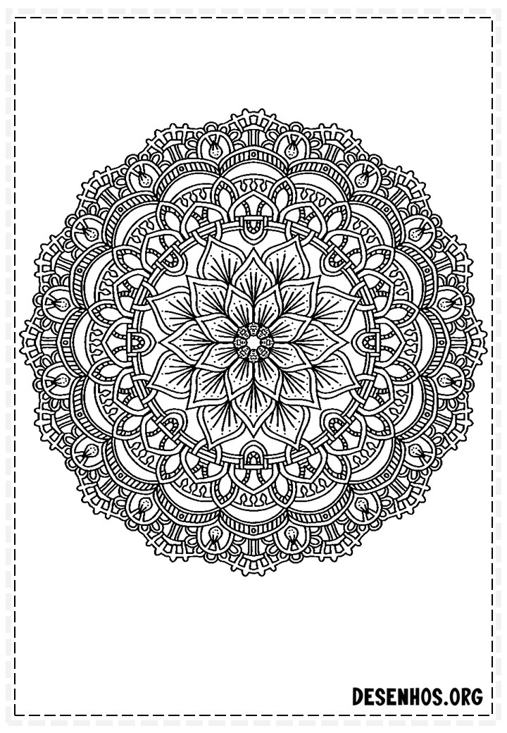 700 Desenhos de Mandalas para colorir