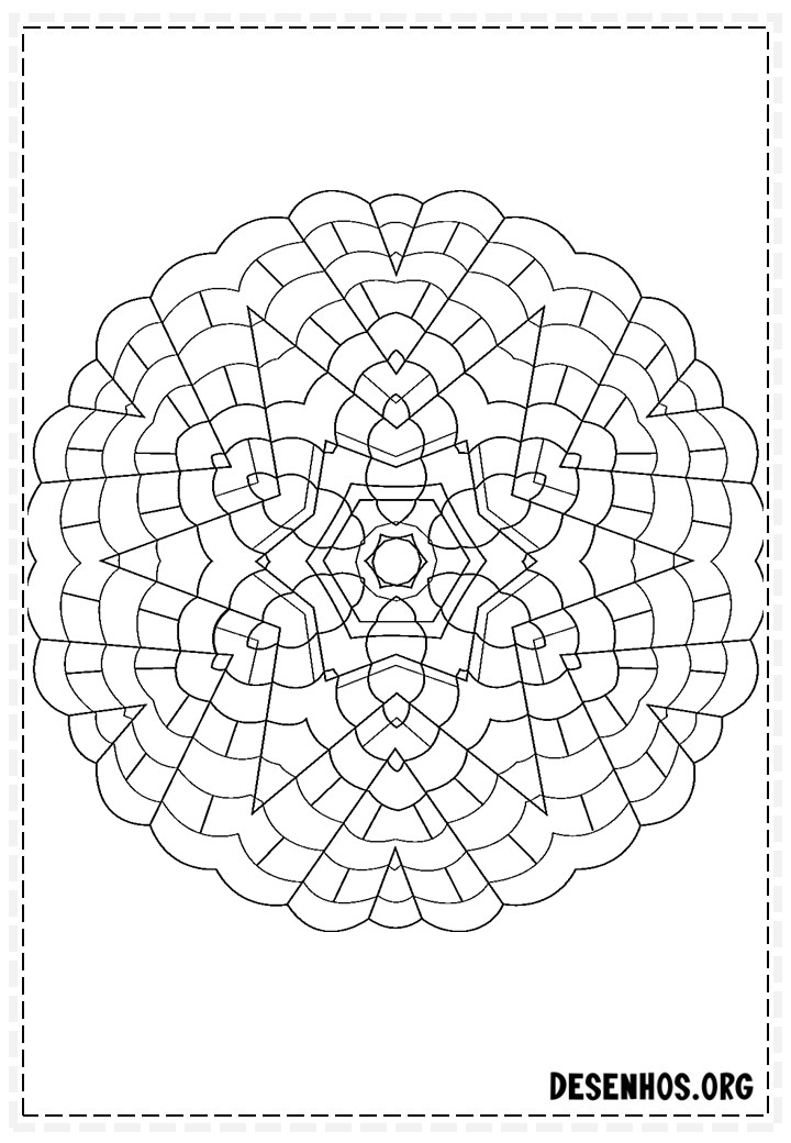 700 Desenhos de Mandalas para colorir