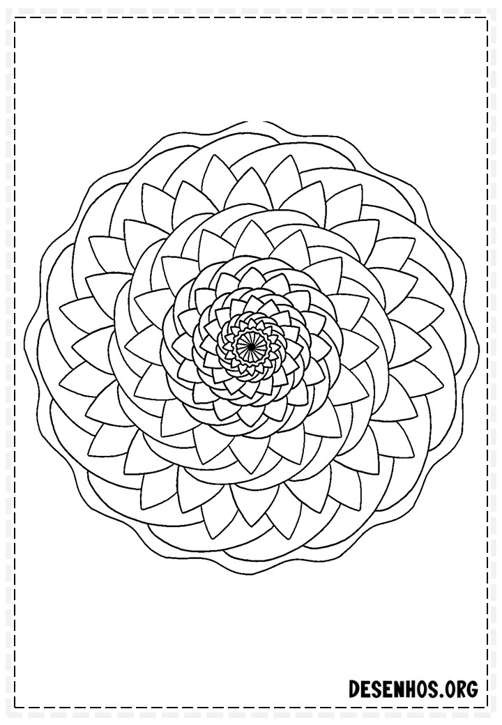 700 Desenhos de Mandalas para colorir