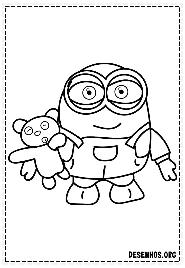 desenho dos minions 12