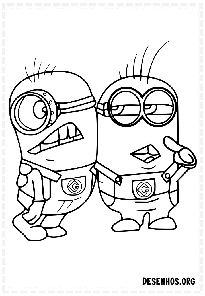 desenho dos minions 25