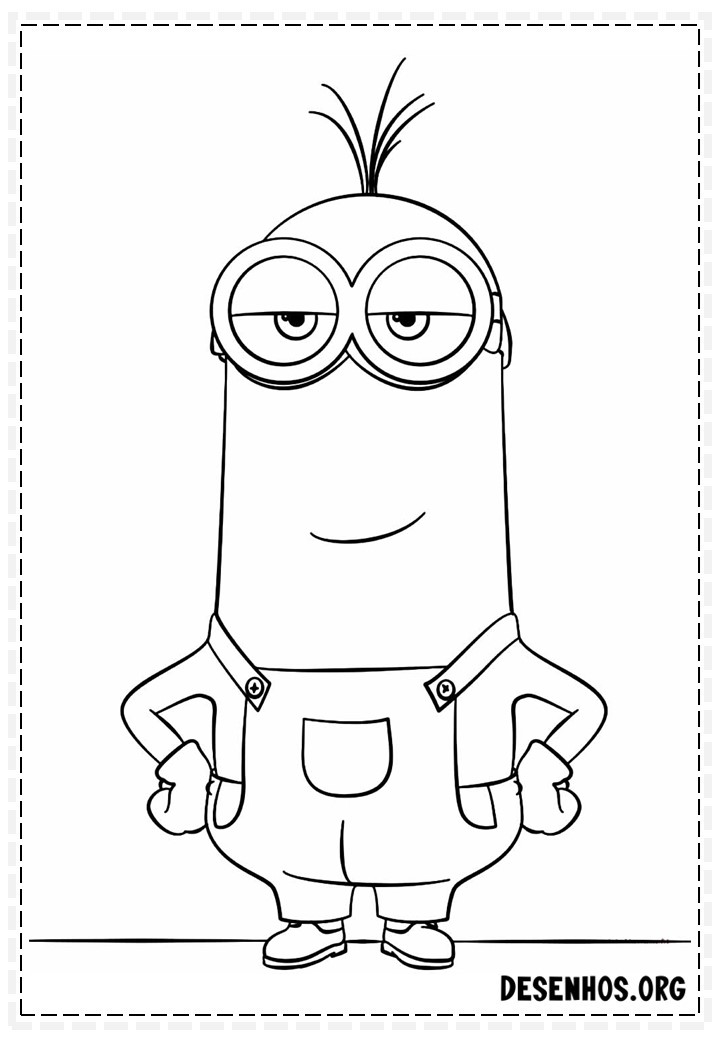 desenho dos minions 5