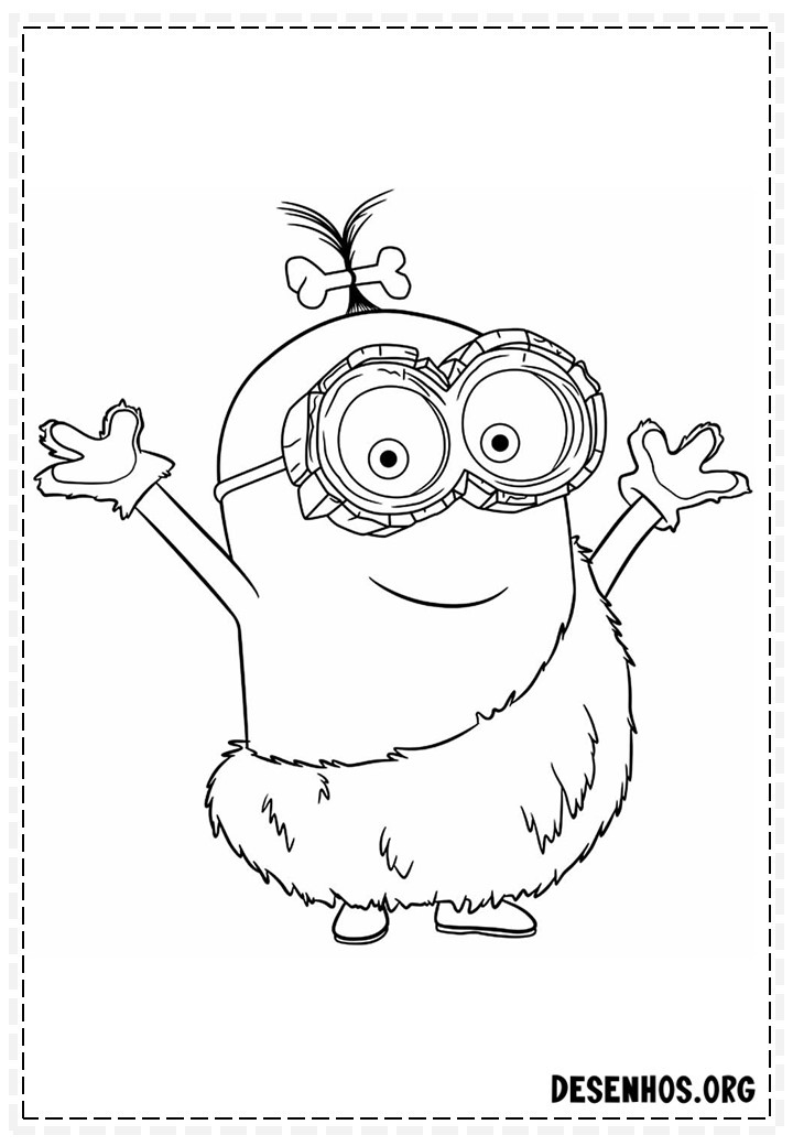 desenho dos minions 6