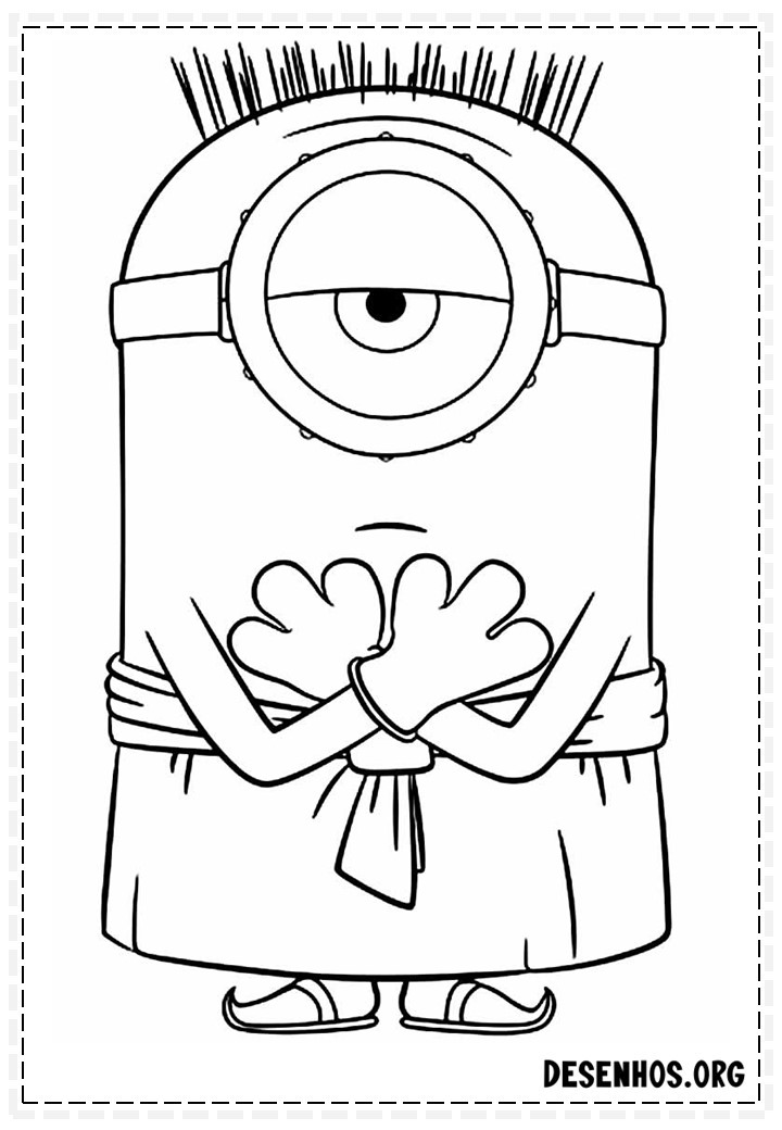 desenho dos minions 7