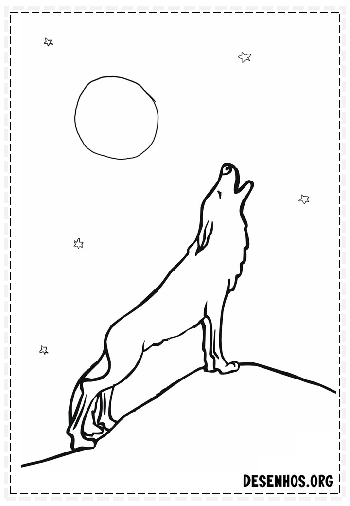 desenhos de lobo 71