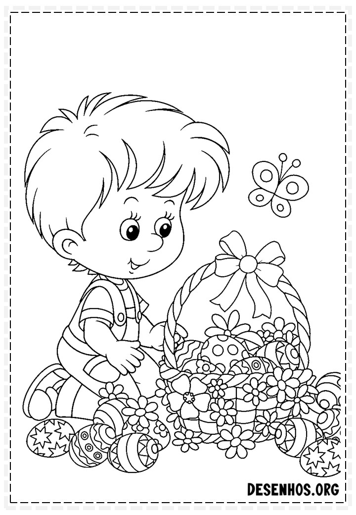 desenhos para colorir da pascoa 104