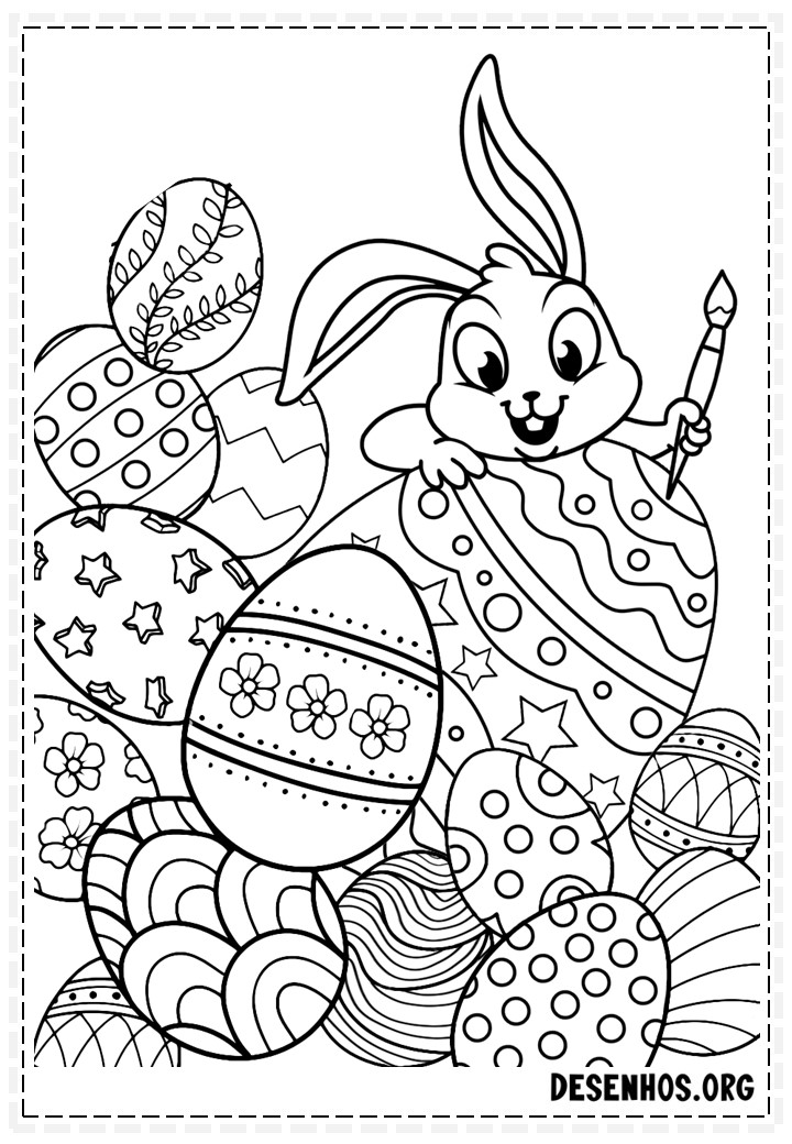 desenhos para colorir da pascoa 106