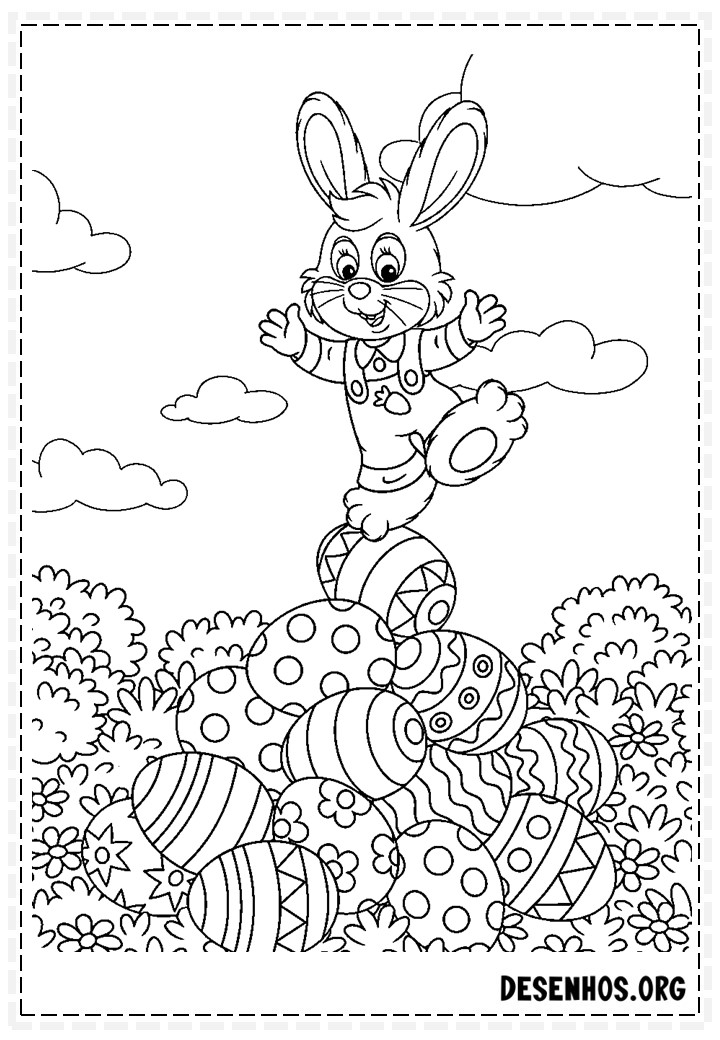 desenhos para colorir da pascoa 113
