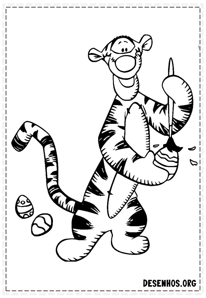 desenhos para colorir da pascoa 122