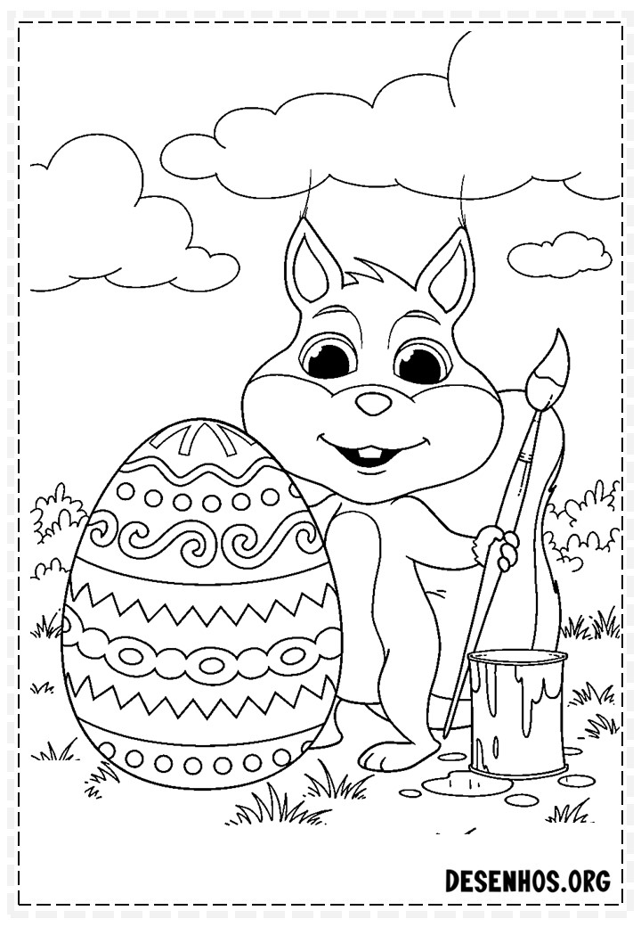 desenhos para colorir da pascoa 123