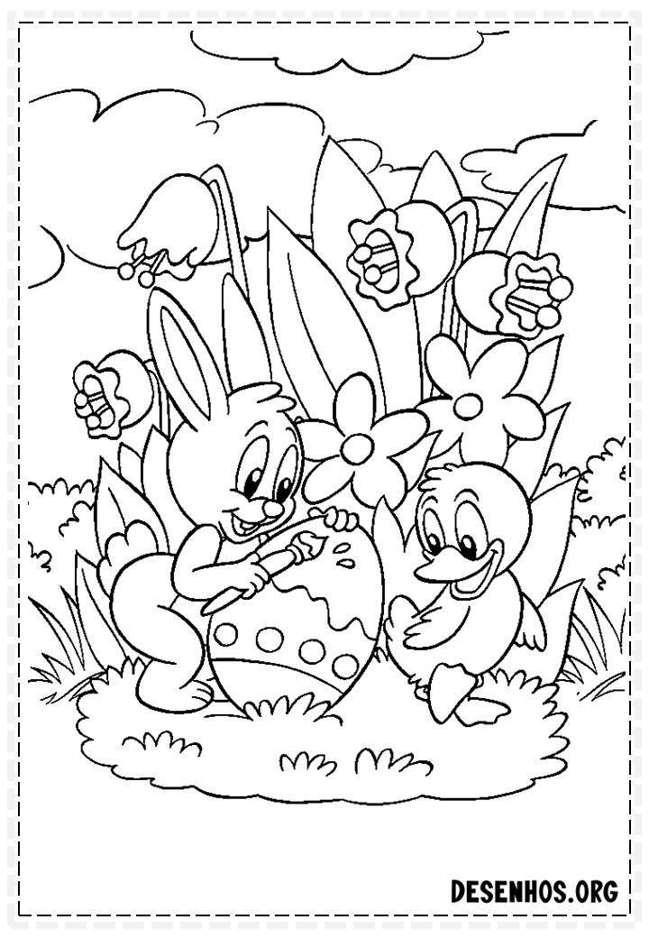 desenhos para colorir da pascoa 126