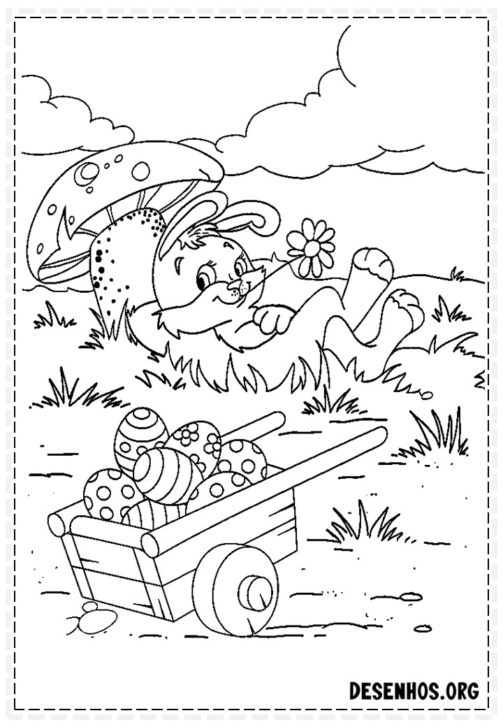 desenhos para colorir da pascoa 127